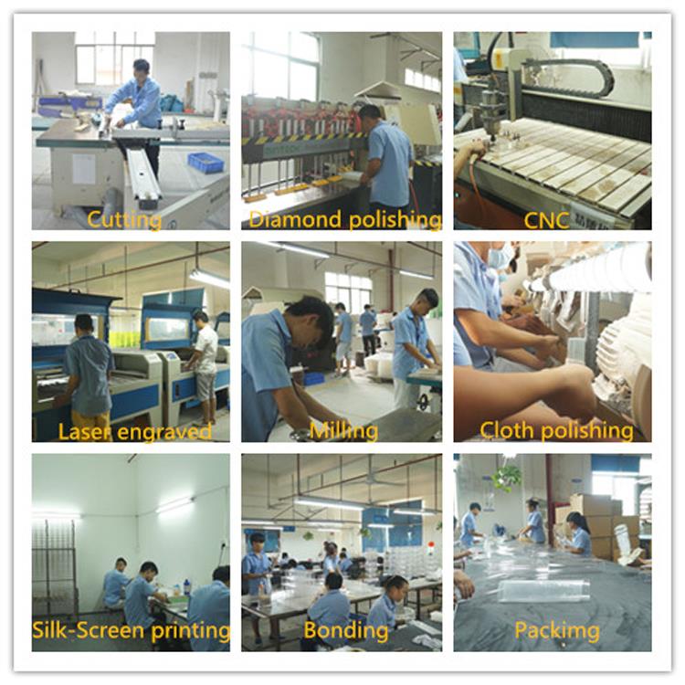 Acrylic shampoo box  production line.jpg