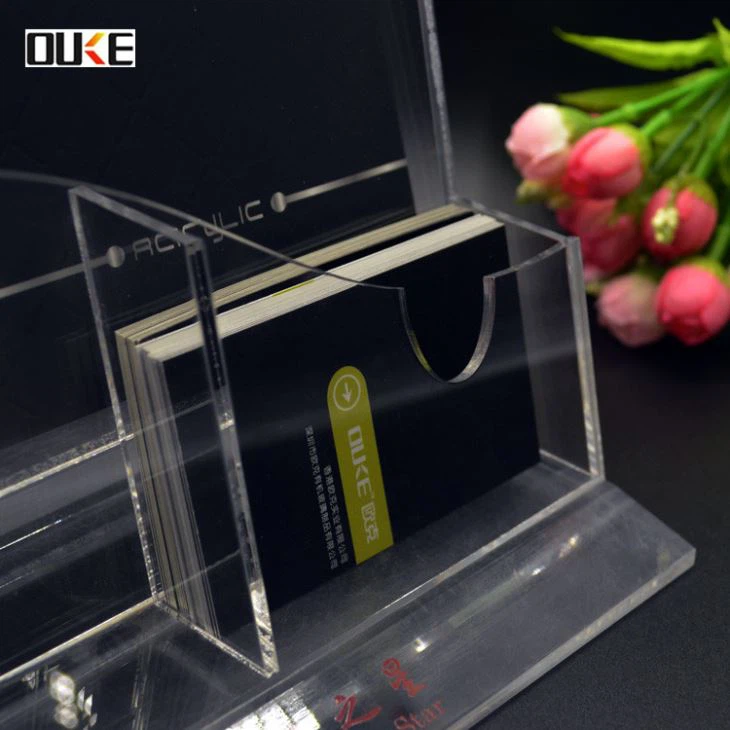 China Suppliers More Functions Clear Acrylic Card Holders