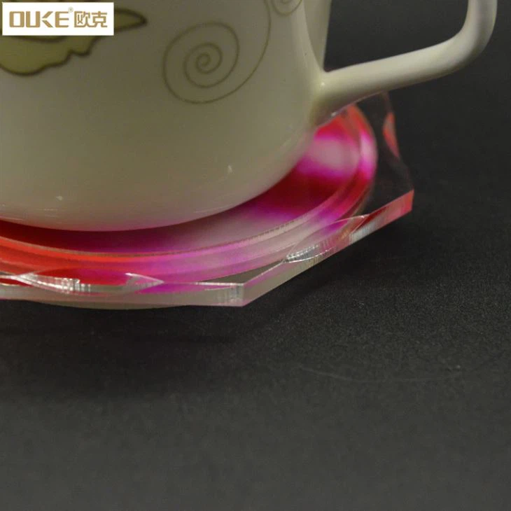 Clear Plastic Acrylic Blank Coaster