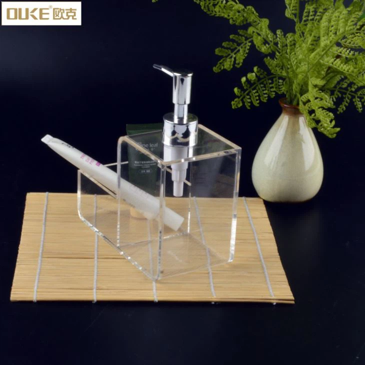 Customized New Design Acrylic Shampoo Box