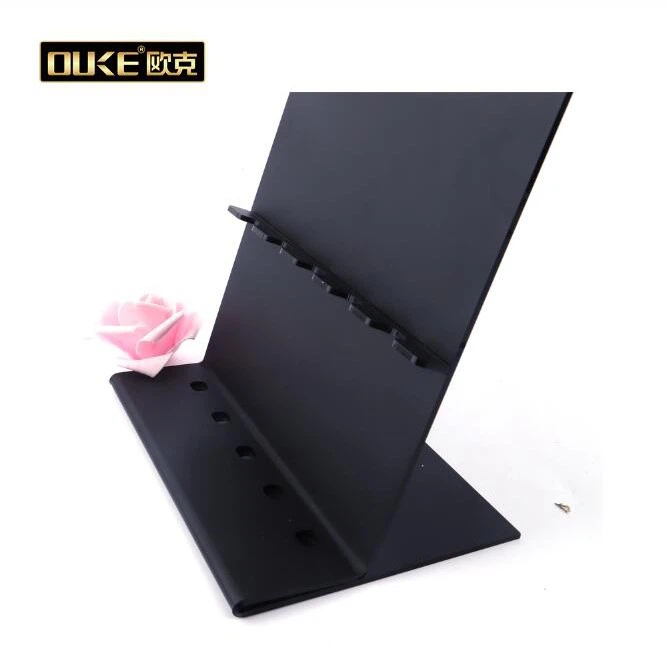 Acrylic 6 Holes Make-up Sets Display Stand