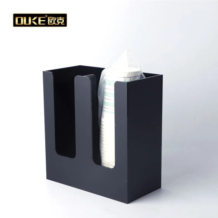 Black Acrylic Coffee Cup Holder