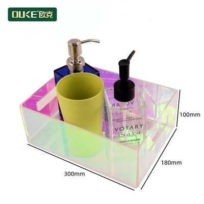 L shaped acrylic sign holder